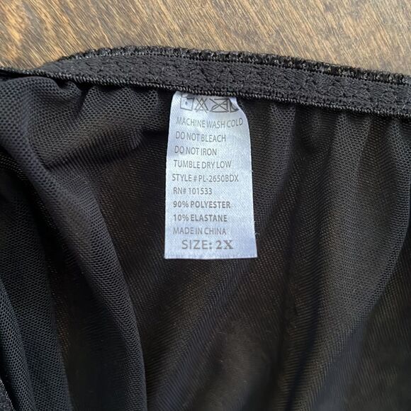 New Sexy Women's Large Steel Plate Chest Sleepwear Lingerie - Picture 4 of 9